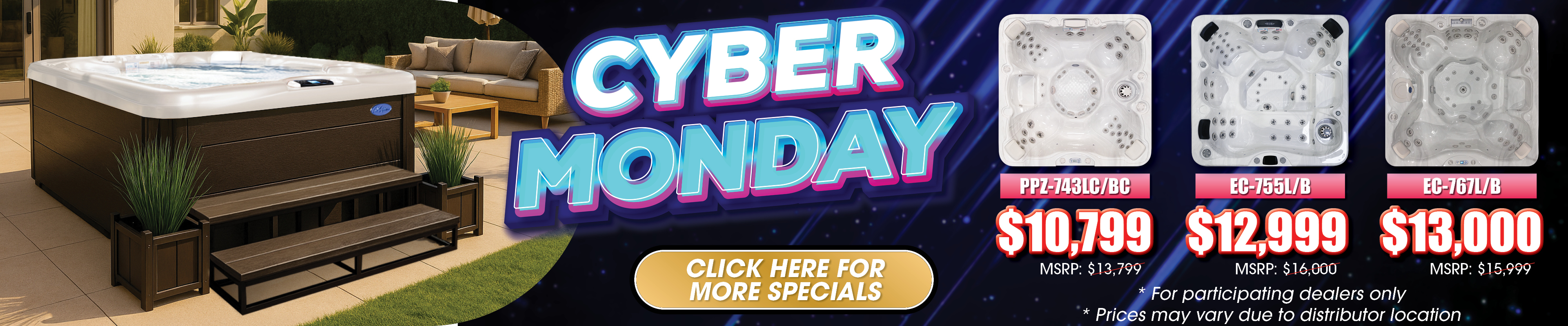 Calspas hot tub being used in a family setting - Germany